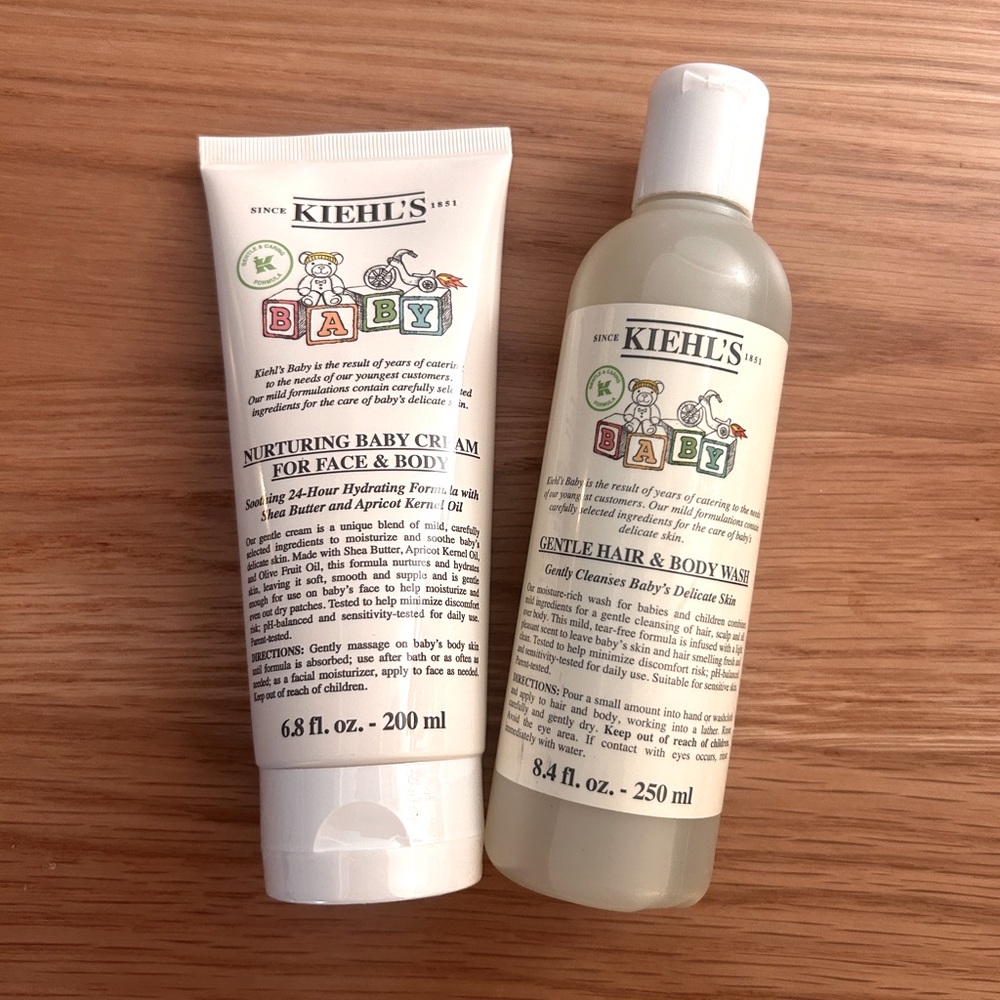 Brand new Kiehl’s baby lotion and body wash